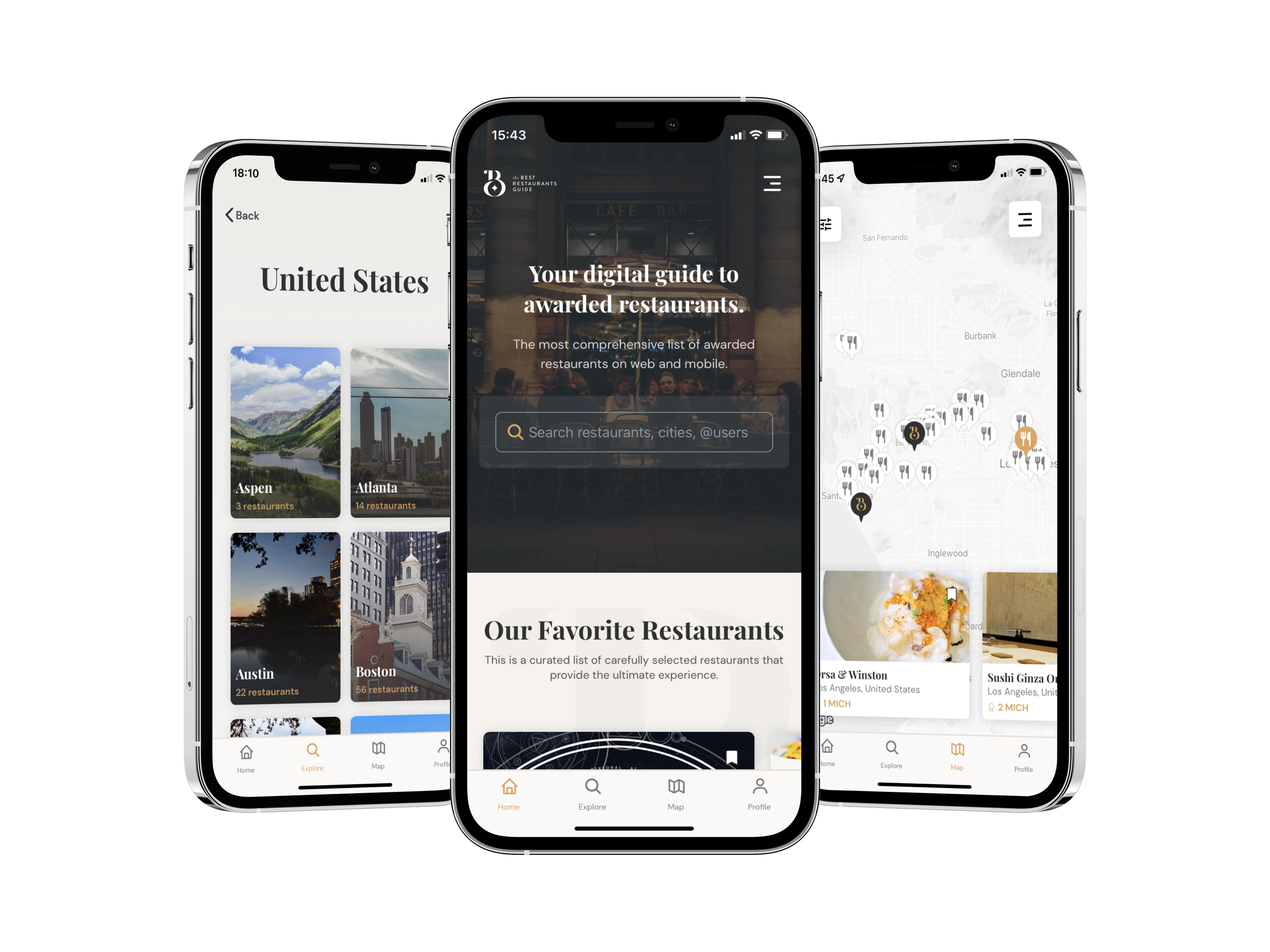 Best Restaurants Guide Design 01