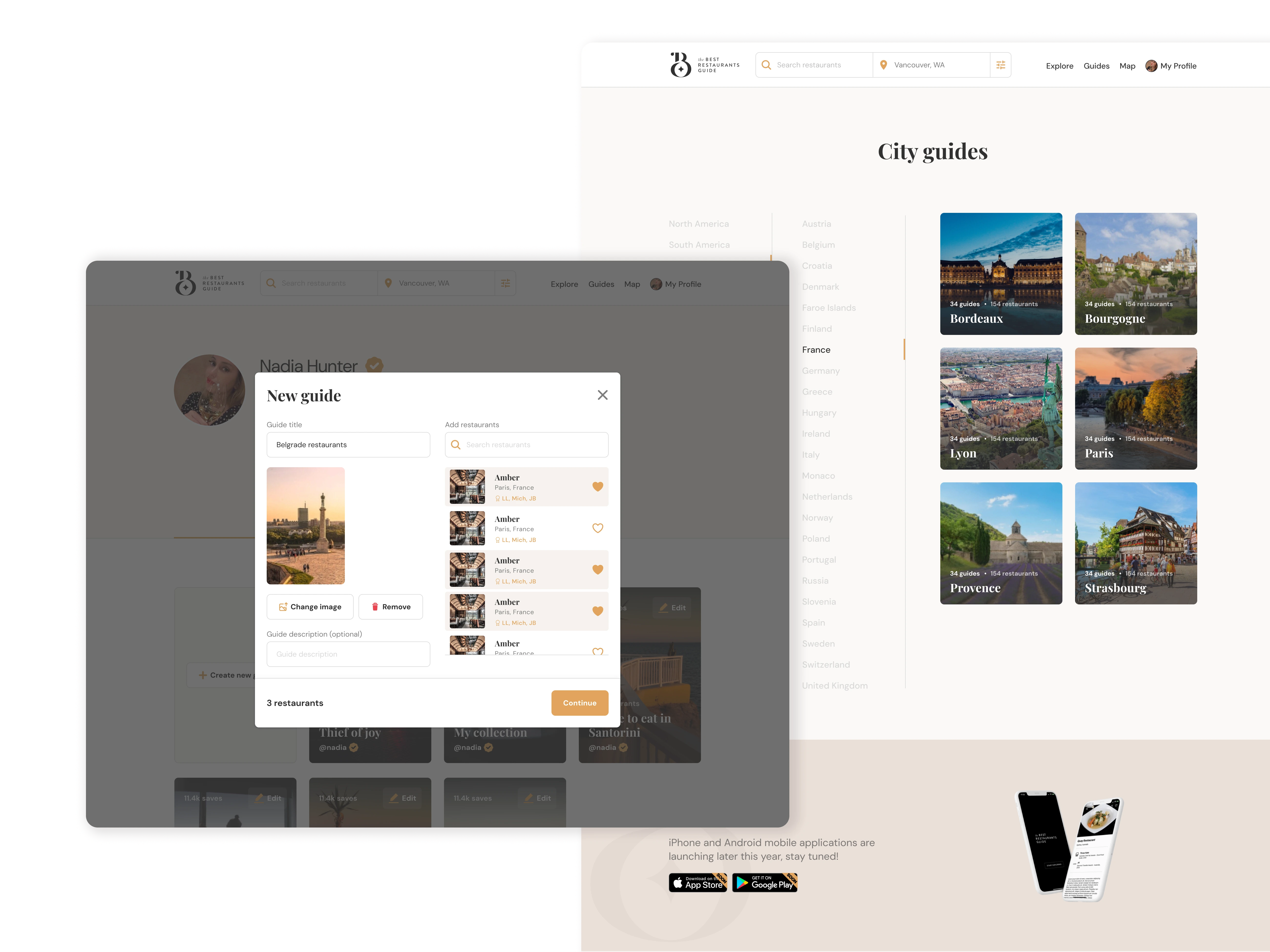 Best Restaurants Guide Design 07